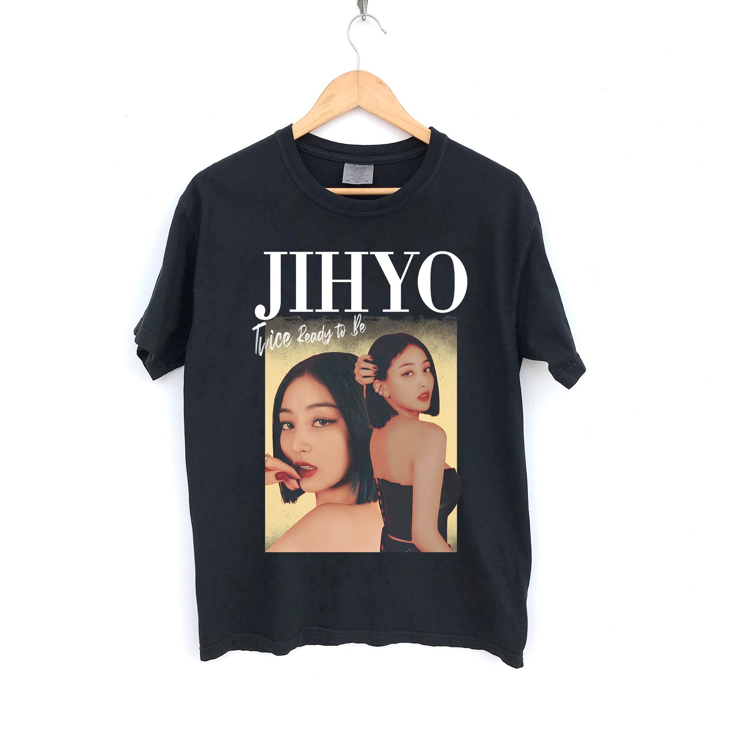 Twice Jihyo Unisex Kpop Retro T-Shirt