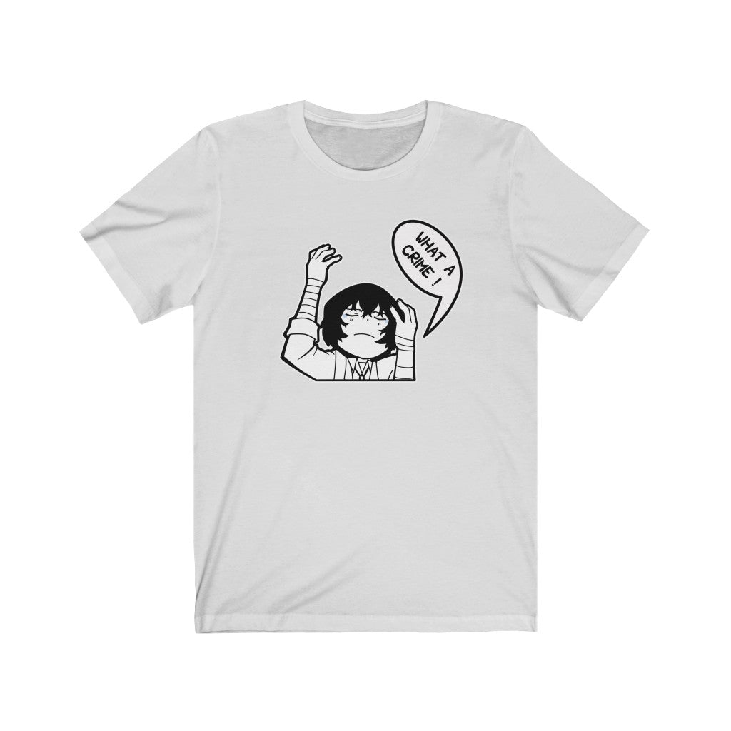 Dazai, What A Crime Unisex T-Shirt, Anime Shirt, Bungou Stray Dogs