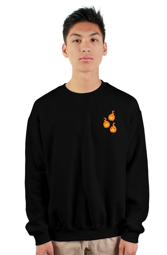Fire Force Embroidered Unisex Sweatshirt, Pusu Pusu