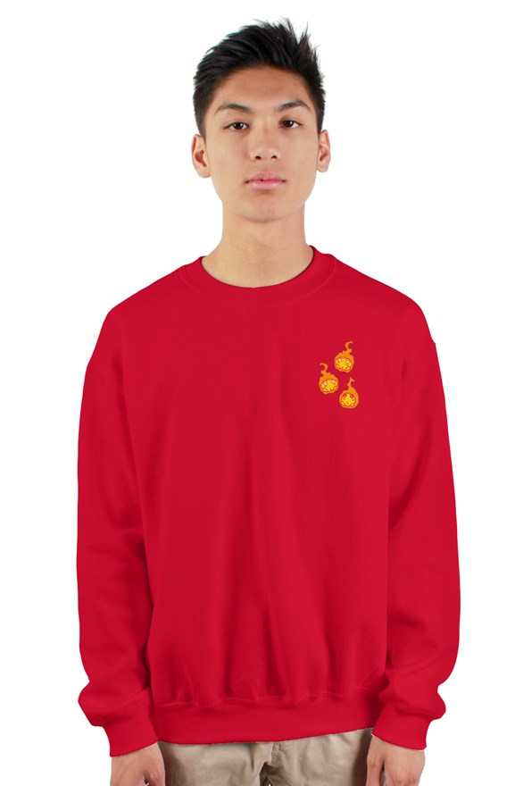 Fire Force Embroidered Unisex Sweatshirt, Pusu Pusu