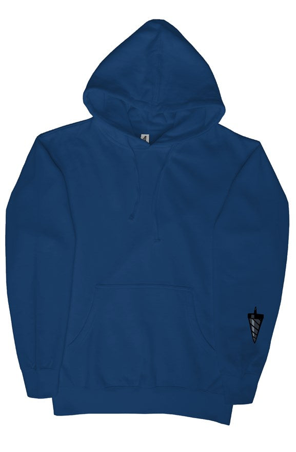 Gurren Lagann Unisex Hoodie With An Embroidered Drill On Its Sleeve