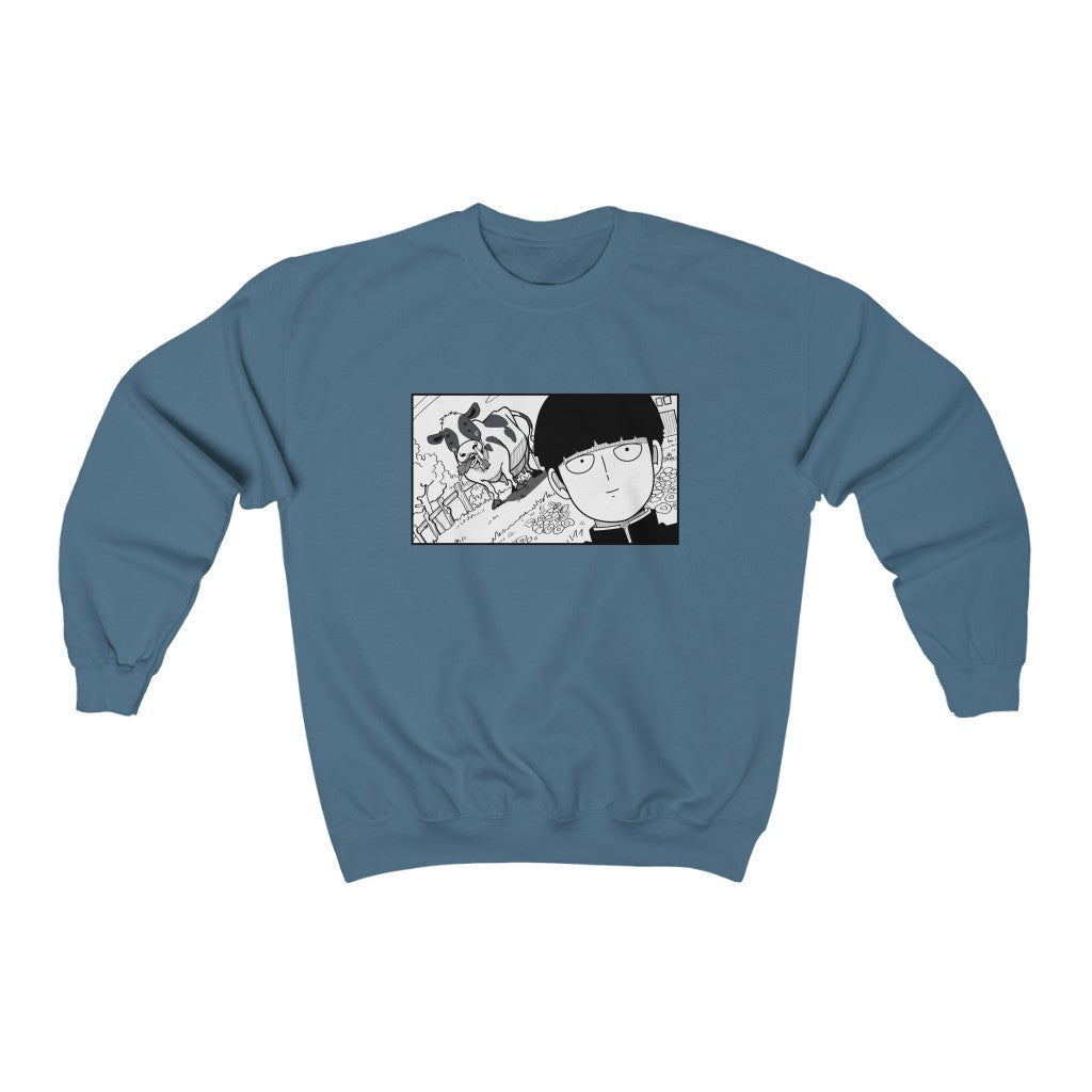 Mob Loves Milk Unisex Sweatshirt, Anime Sweater
