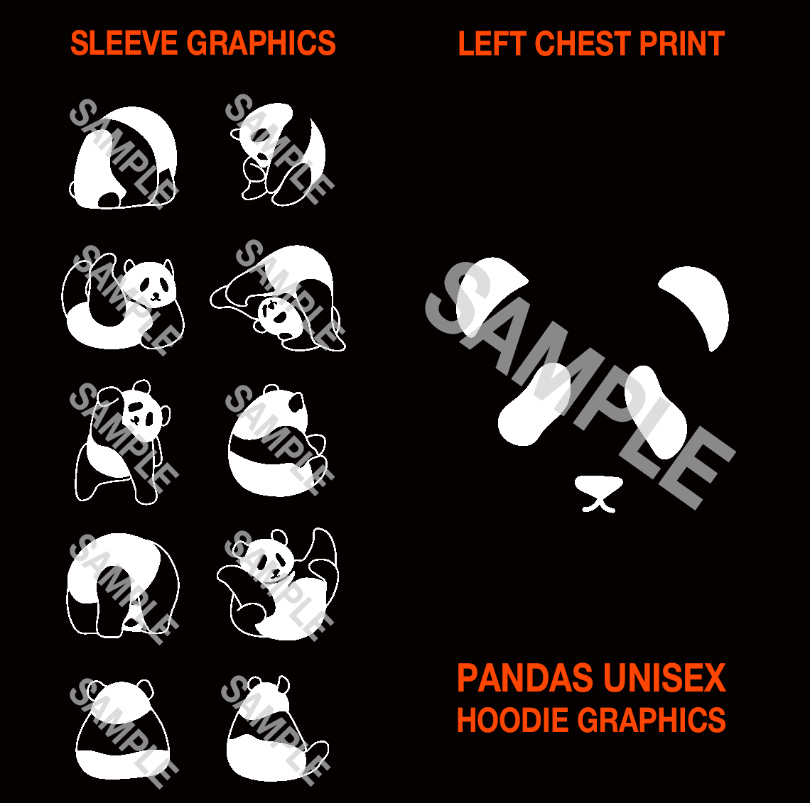 Pandas Unisex Hoodie, Panda Hoodie