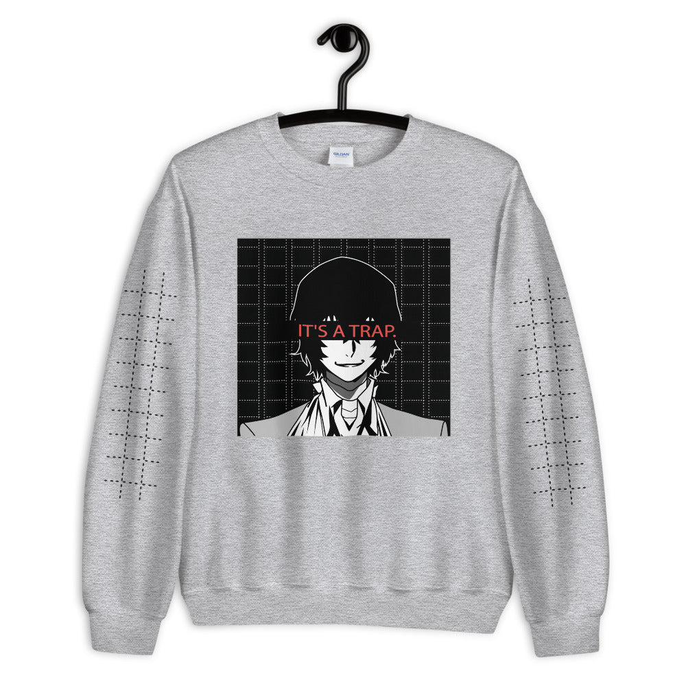 Dazai, It's A Trap, Unisex Sweatshirt, Bungou Stray Dogs, Anime Sweater