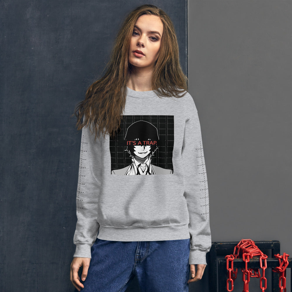 Dazai, It's A Trap, Unisex Sweatshirt, Bungou Stray Dogs, Anime Sweater