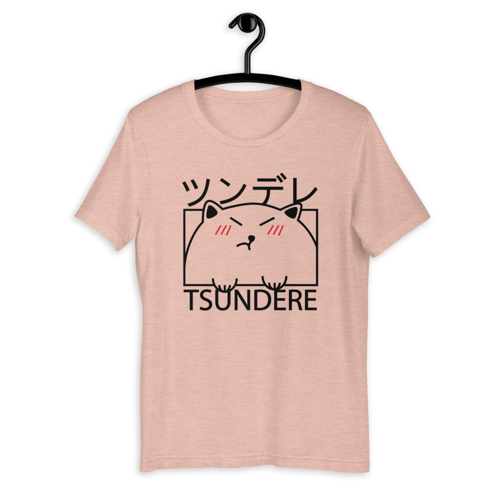 Tsundere Cat Unisex T-Shirt, Kawaii, Japanese, Cute