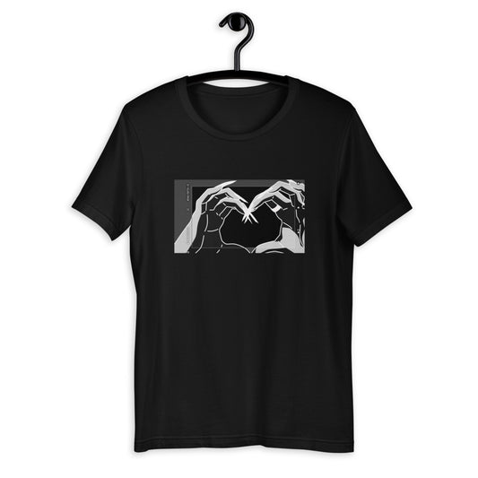 Unisex T-Shirt, Love, Hands, Aesthetic Shirt, Grunge, Goth, Harajuku