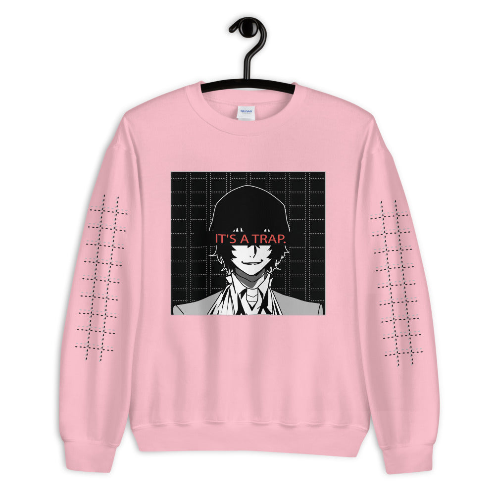 Dazai, It's A Trap, Unisex Sweatshirt, Bungou Stray Dogs, Anime Sweater