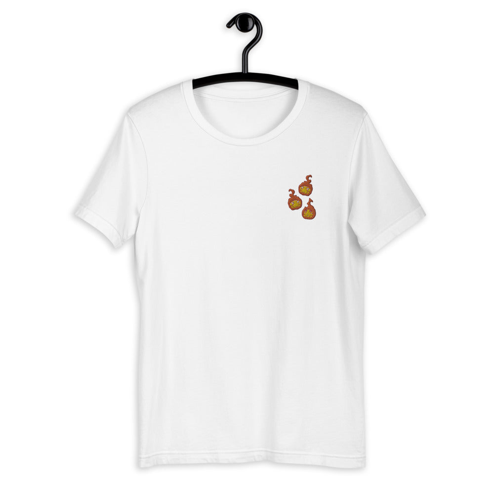 Embroidered, Unisex T-Shirt, Fire Force, Maki, Pusu Pusu, Fire balls, Anime shirt