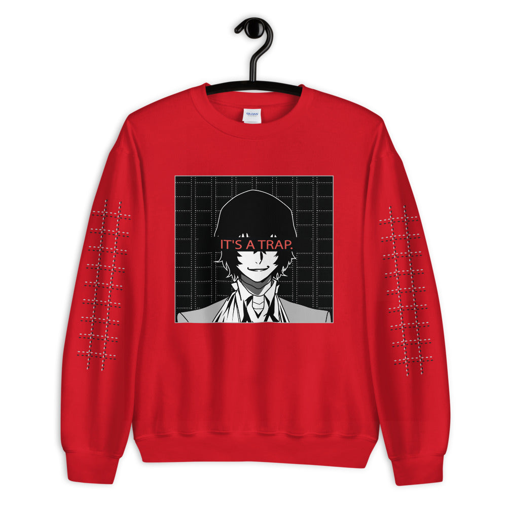 Dazai, It's A Trap, Unisex Sweatshirt, Bungou Stray Dogs, Anime Sweater