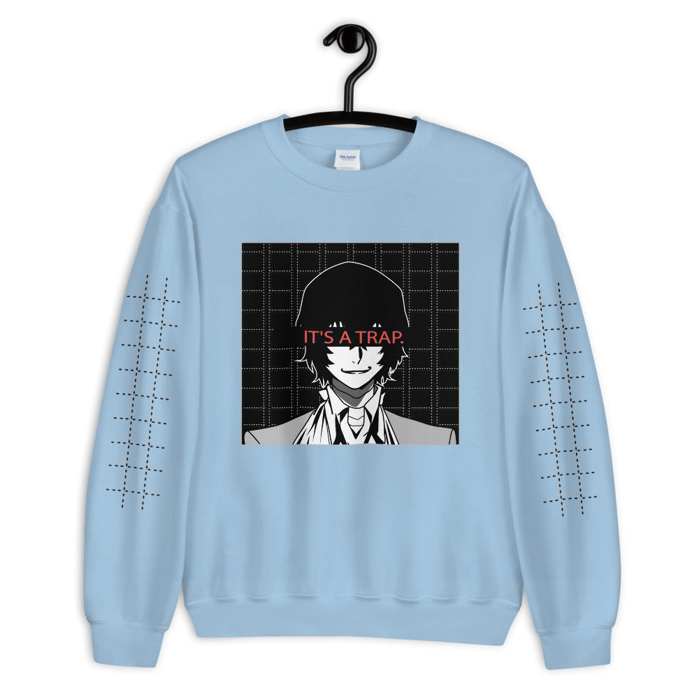 Dazai, It's A Trap, Unisex Sweatshirt, Bungou Stray Dogs, Anime Sweater