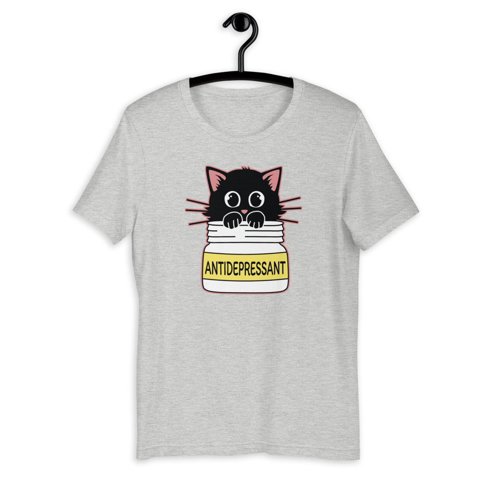 Cat AntiDepressant Unisex T-Shirt, Kawaii
