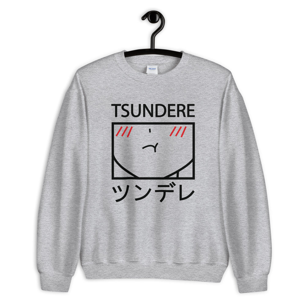 Tsundere Unisex Sweatshirt, Funny, Japanese