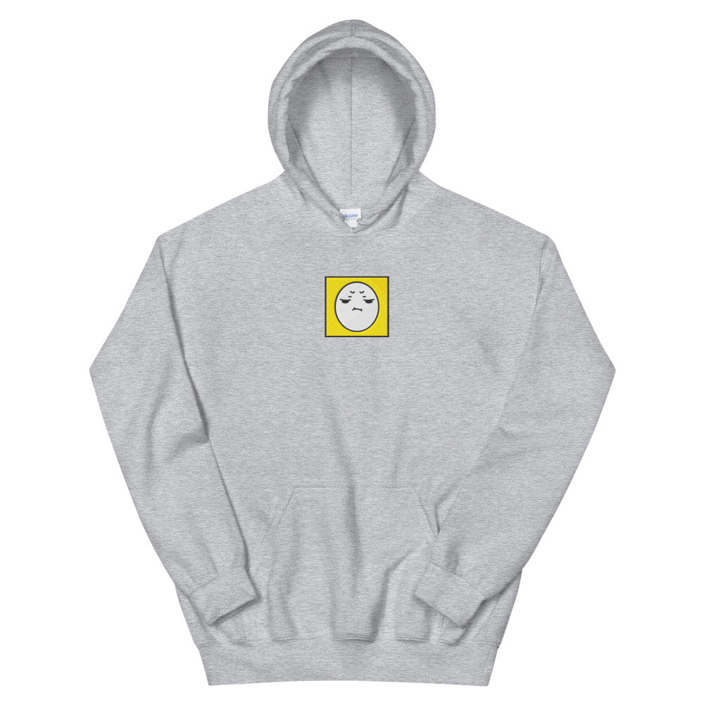 7 Colors, Unisex Embroidered Hoodie, Funny Egg Face