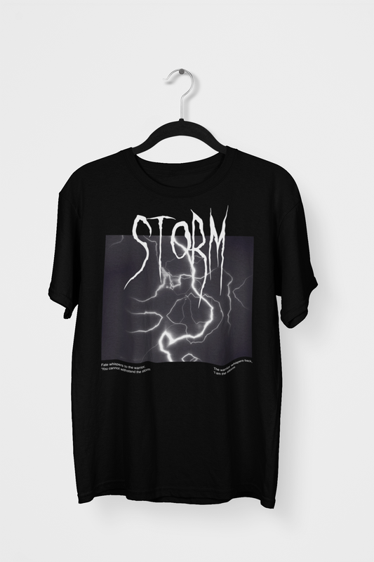 storm unisex streetwear grunge t-shirt