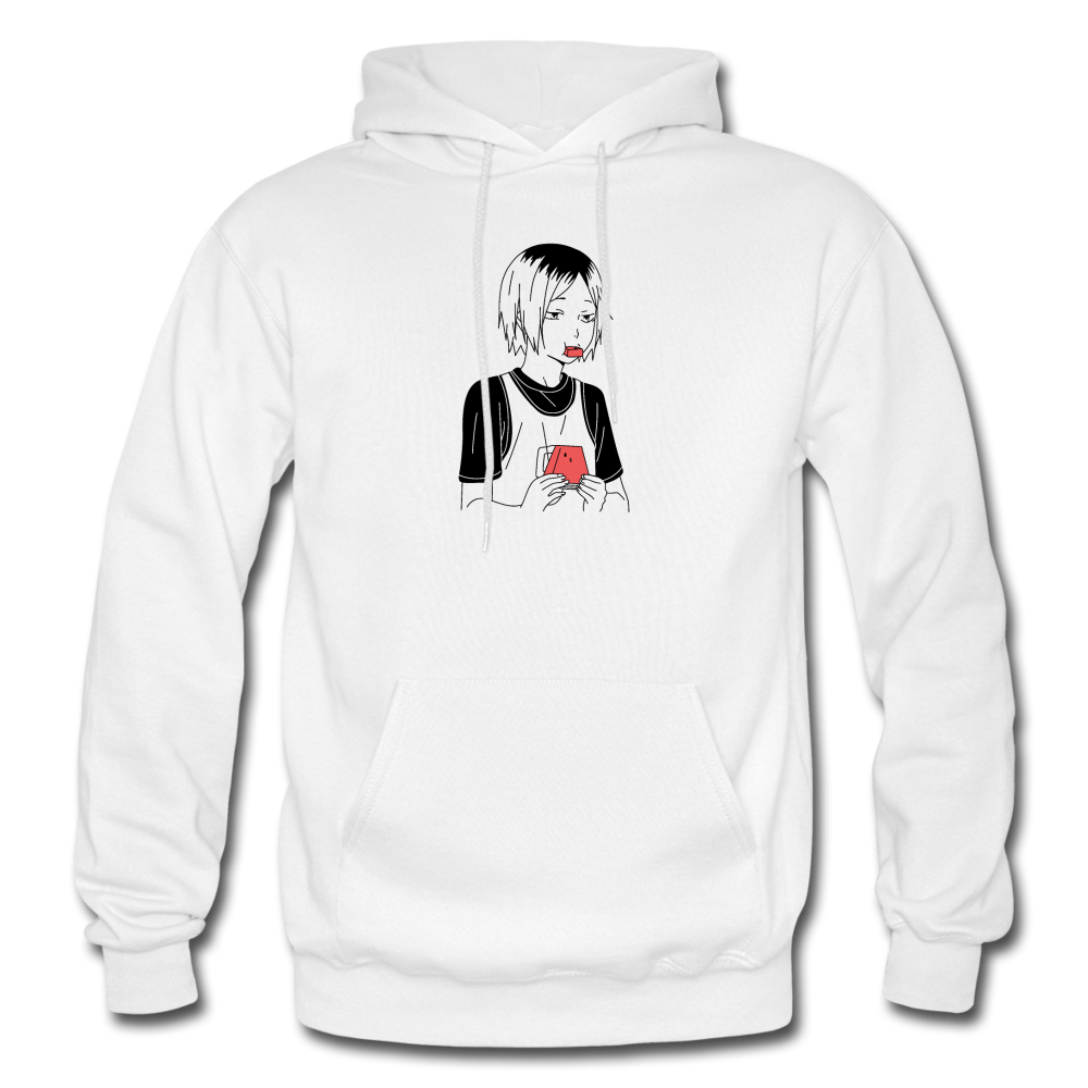 kenma hoodie - white