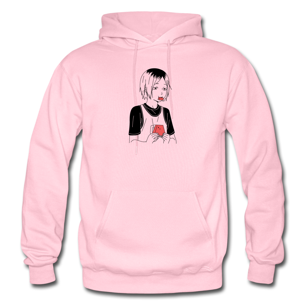kenma hoodie - light pink