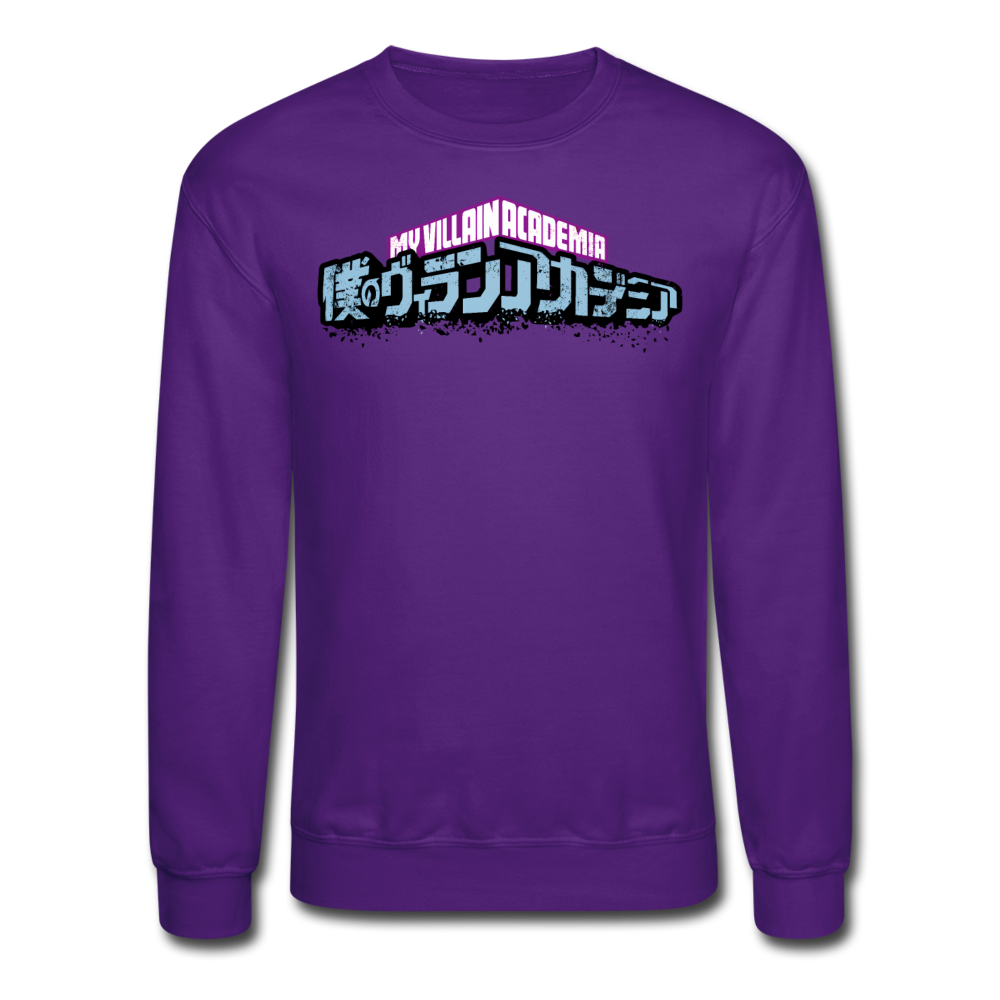 My villain Academia Crewneck Sweatshirt - purple