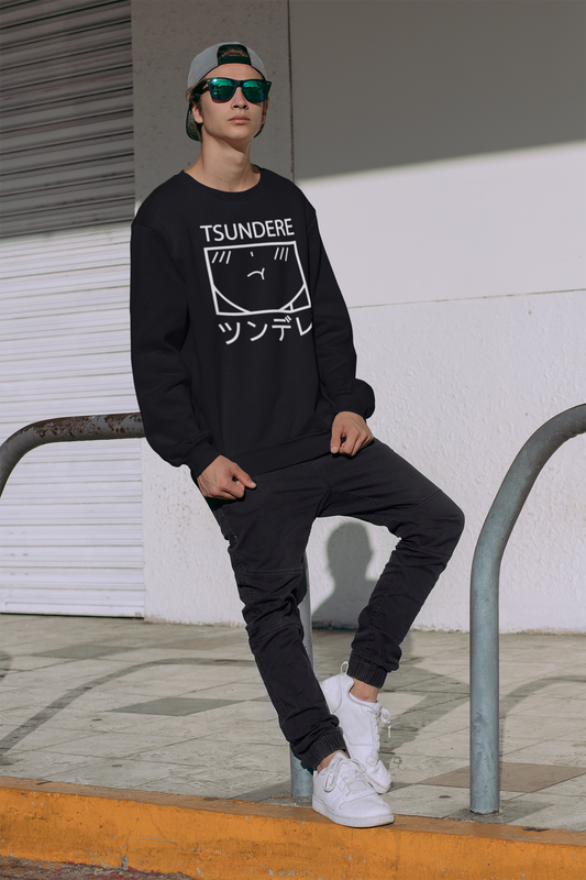 Tsundere Unisex Sweatshirt, Funny, Japanese