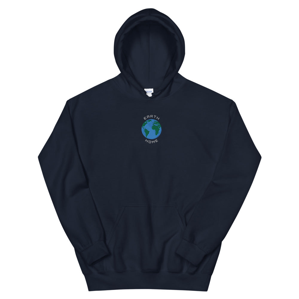 Earth Home Embroidered Unisex Hoodie