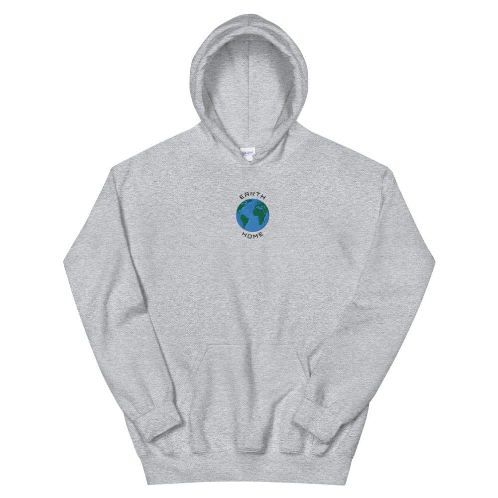 Earth Home Embroidered Unisex Hoodie